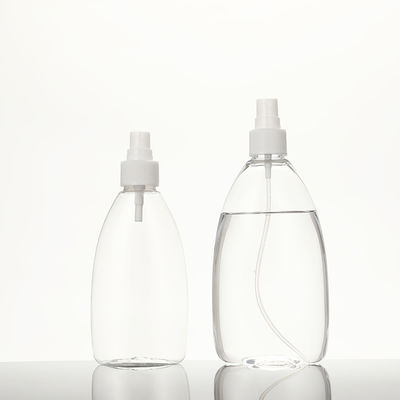 Recyclable Clear Plastic PET Bottle Transparent Container Ideal Packaging Choice Cosmetics Industry Sustainable Material