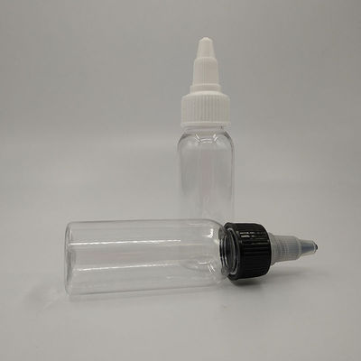 Transparent Black Customize Plastic Dropper Bottles for Customized Liquid Dispensing