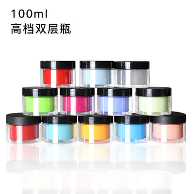 100 Diameter Plastic Jar Containers Pressure Sensitive Sealing for Convenient Storage