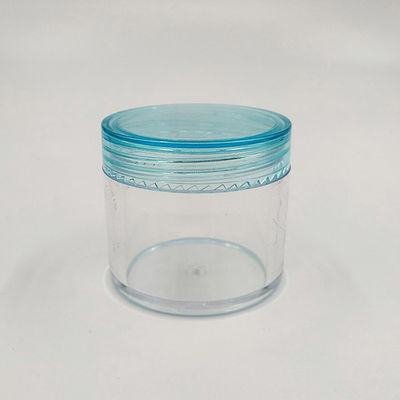 Transparent Plastic Cosmetic Container Jar for Convenient and Space-Saving Product Storage