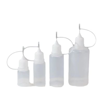 Screw Cap E Liquid Bottle in Transparent Black for E-Liquid Packaging