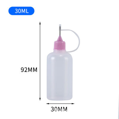 Screw Cap E Liquid Bottle in Transparent Black for E-Liquid Packaging