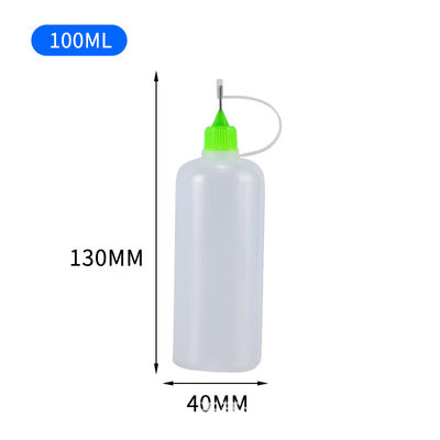 Screw Cap E Liquid Bottle in Transparent Black for E-Liquid Packaging