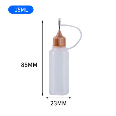 Screw Cap E Liquid Bottle in Transparent Black for E-Liquid Packaging