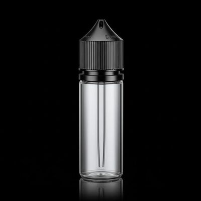 Customized logo E liquid bottle featuring screen printing surface handling ideal for e juice packaging and vaping liquid storage