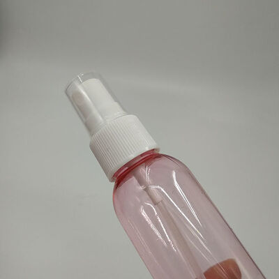 Round PET Spray Bottle Smooth Surface Durable Transparent Body Ideal for Liquid Storage Sprays and Cosmetic Applications