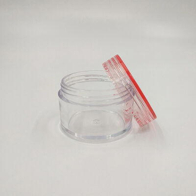 65mm Diameter Plastic Jar Containers Offering Capacities 2oz 3oz 4oz 5oz 6oz 7oz 8oz Including Pressure Sensitive Sealing Designed for Packaging