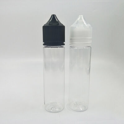 Transparent Black E Liquid Bottle Featuring Screen Printing Surface Handling and Customization Printing Color Ideal for Vape Product Packaging