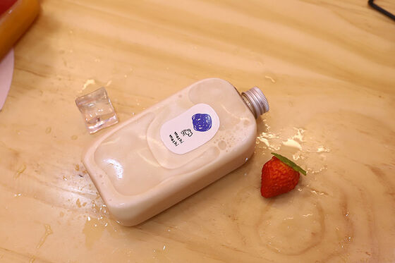 Clear Plastic Bubble Tea Jugs Transparent Containers Allowing Easy Content Identification Perfect for Bubble Tea Stores