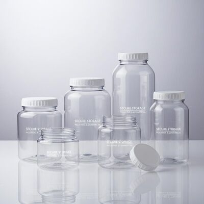 Bpa Free Plastic Screw Top Containers Ideal For Secure Storage Durable And Packaging Solutions For Industrial And Commercial