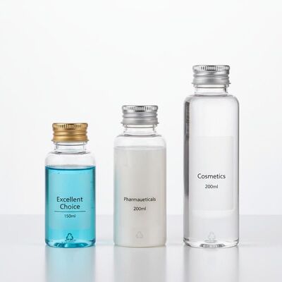 Customized Plastic Screw Top Bottles Reusable 150ml 200ml Excellent Choice for Pharmaceuticals and Cosmetics