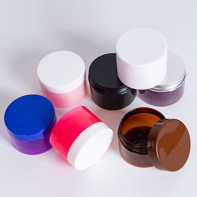 Aluminum Foil Sealing Plastic Jar Containers 65mm Diameter Clear Plastic Body Allows Easy Product Visibility and Inspection