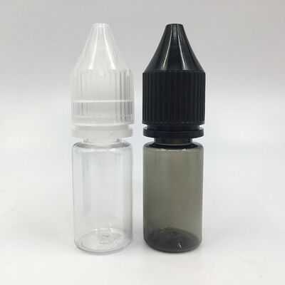 PET Transparent E Liquid Bottle Neck Size 18mm Ideal for Custom Labeling and Branding of Vape Juice Containers