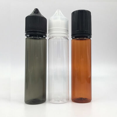 10ml 15ml 30ml 40ml 60ml 80ml 100ml Transparent E Liquid Bottle Compatible with Dropper Caps and Child Resistant Caps