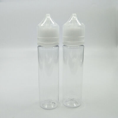 10ml 15ml 30ml 40ml 60ml 80ml 100ml Transparent E Liquid Bottle Compatible with Dropper Caps and Child Resistant Caps