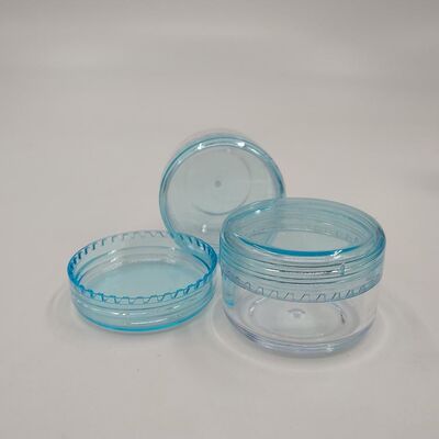 Transparent Plastic Cosmetic Jar Durable Leak Proof Container Ideal for Creams Lotions and Skincare Products Packaging
