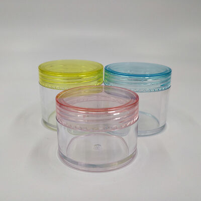 Jar Plastic Cosmetic Jar Smooth Surface in Capacities 10ml 15ml 30ml 60ml 80ml 100ml 120ml 150ml Ideal for Beauty Creams and Lotions