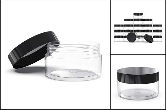 Customization Plastic Jar Containers 65mm Diameter Leak Resistant Jars Ideal for Storing Liquids Creams and Ointments Secure