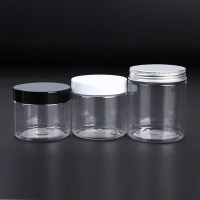 Customization Plastic Jar Containers 65mm Diameter Logo Customization Ideal for Packaging Storage and Labeling Solutions