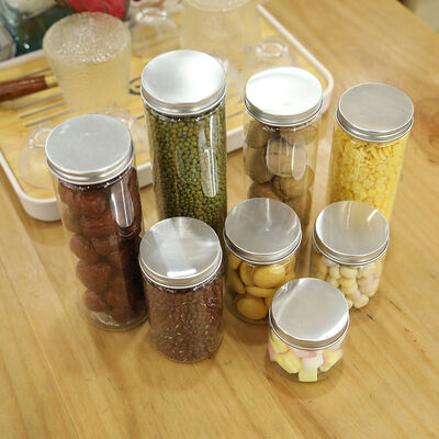 100 Diameter Plastic Jar Containers Offering Pressure Sensitive Sealing Providing Secure Closure and Extended Shelf Life