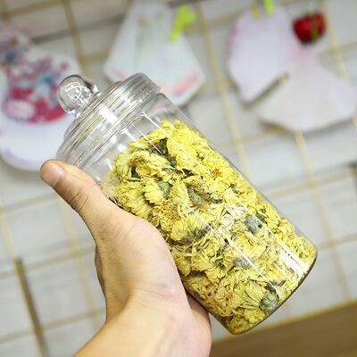 Plastic Lid Plastic Jar Containers Transparent Design Customization Offered Great Packaging Storage and Display Purposes