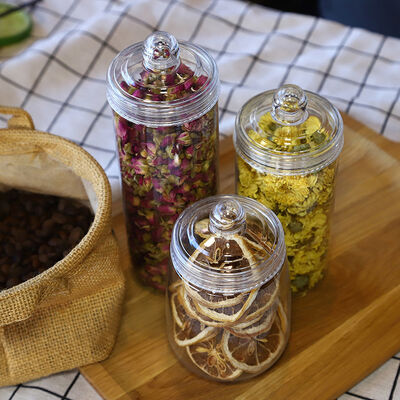 Transparent Plastic Jars Containers Durable Reusable Storage Solutions for Industrial Packaging and Product Organization