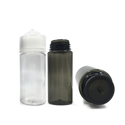 Transparent Black E Liquid Bottle with Neck Size 18mm Customization Printing Color Offering Durable and Customizable Packaging Options