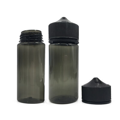 Transparent Black E Liquid Bottle with Neck Size 18mm Customization Printing Color Offering Durable and Customizable Packaging Options