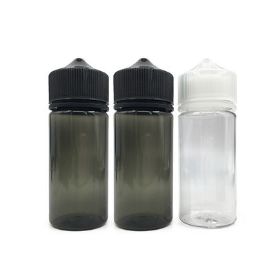 Transparent Black E Liquid Bottle with Neck Size 18mm Customization Printing Color Offering Durable and Customizable Packaging Options