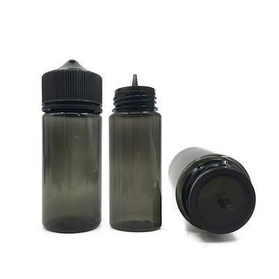 Transparent Black E Liquid Bottle with Neck Size 18mm Customization Printing Color Offering Durable and Customizable Packaging Options