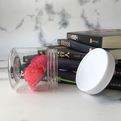Jar Plastic Jar Containers 100 Diameter Featuring Logo Customization Suitable for Food Supplements and Cosmetic Products