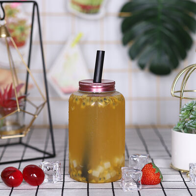 0.5kg Milk Tea Bottles Leak Proof Modern Design Suitable for Beverage Packaging and Storage Solutions