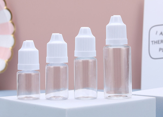 5ml PET E Liquid Dropper Bottles Childproof Screen Printing