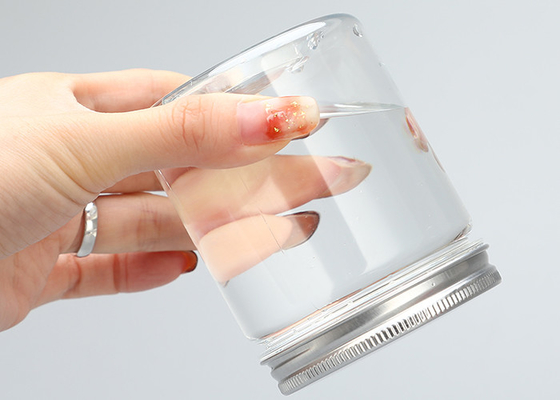 500ml Plastic Beverage Cans PET Plastic Jar With Aluminum Lids