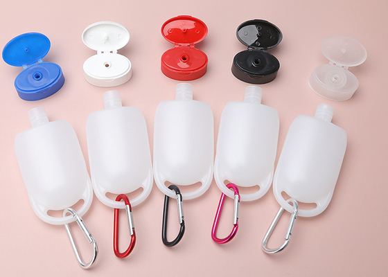 PE Travel 30ml 1 Oz Hand Sanitizer Bottles Empty With Keychain