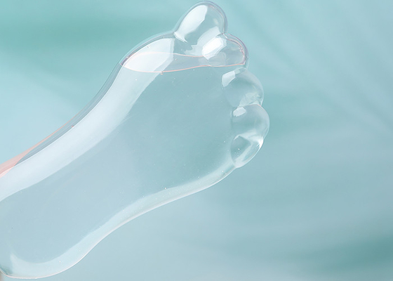Foot Shape 30ml 60ml Plastic Keychain Refillable Bottle With Flip Cap