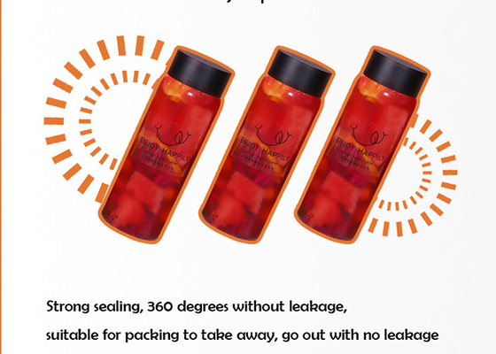 500ml 550ml 600ml Round Juice Milk Tea Bottles OEM ODM OBM