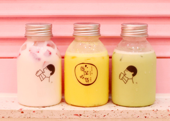 11oz Plastic Recyclable Juice Bottles For Juice Packaging Cold Pressed