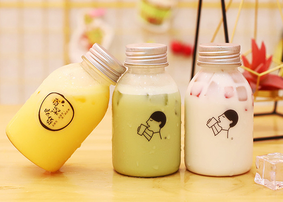 11oz Plastic Recyclable Juice Bottles For Juice Packaging Cold Pressed