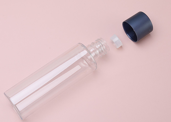 Green Transparent PP Lid 100ml Plastic Bottle With Screw Cap ISO9001