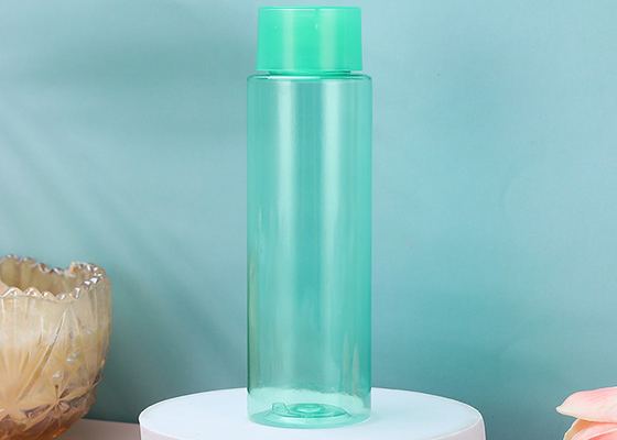 Green Transparent PP Lid 100ml Plastic Bottle With Screw Cap ISO9001