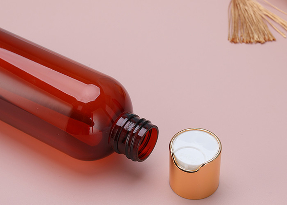 230ml Lightweight Squeeze Plastic Screw Top Bottles With Gold Screw Cap