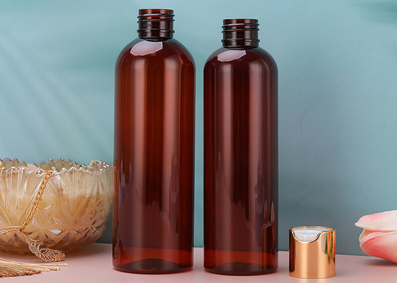 230ml Lightweight Squeeze Plastic Screw Top Bottles With Gold Screw Cap