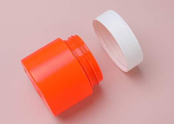 Empty Frosted Pet Acrylic Plastic Face Cosmetic And Packaging Body Butter Lotion Eye Cream Jar Lip Scrub Container With