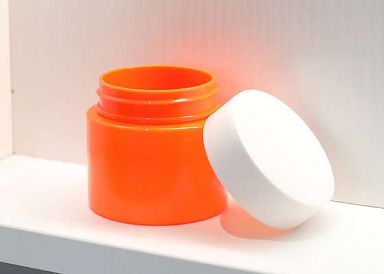 Empty Frosted Pet Acrylic Plastic Face Cosmetic And Packaging Body Butter Lotion Eye Cream Jar Lip Scrub Container With