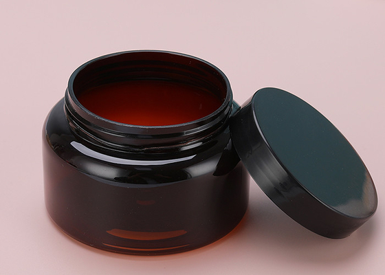 Empty Frosted Pet Acrylic Plastic Face Cosmetic And Packaging Body Butter Lotion Eye Cream Jar Lip Scrub Container With