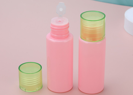 Skin Essence 21mm 1 Oz Plastic PET Cosmetic Bottles With Flip Top