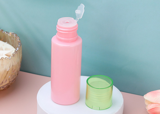 Skin Essence 21mm 1 Oz Plastic PET Cosmetic Bottles With Flip Top