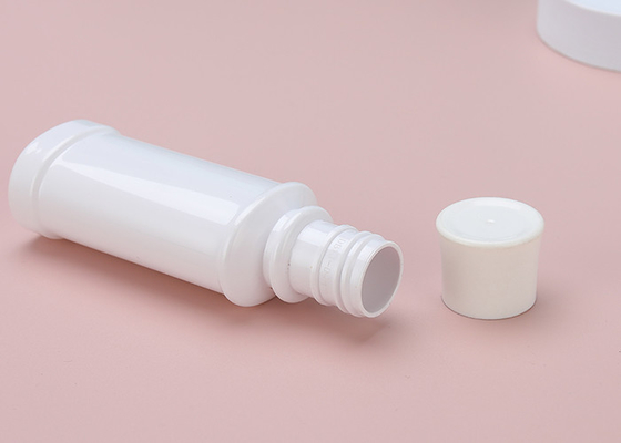 Cosmetic 80ml Plastic Refillable Mouthwash Bottle With Screw Cap
