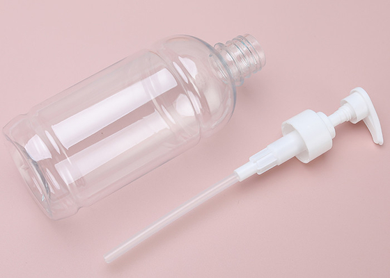 480ml Empty clear Plastic Pump Bottles Dispenser for Massage Oil, Liquid Soap